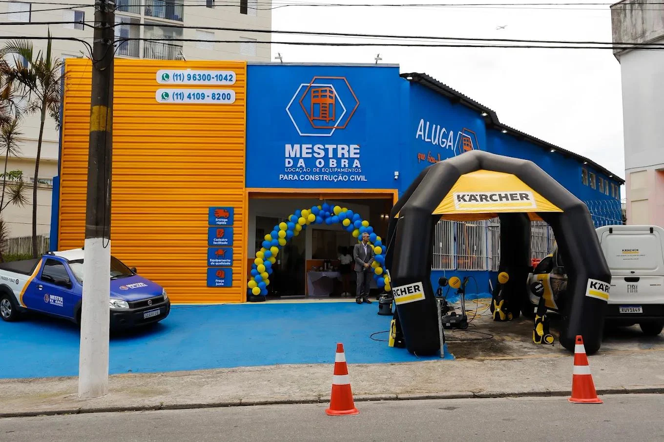 Fachada da Mestre da Obra São Bernardo do Campo